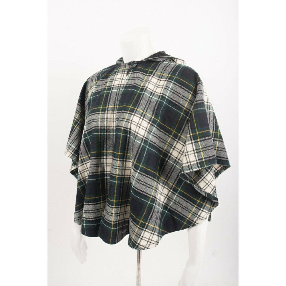 House of Ireland Girls Plaid Cape Poncho Coat & Skirt L 7-8 8-10 Tartan Plaid - Picture 4 of 11